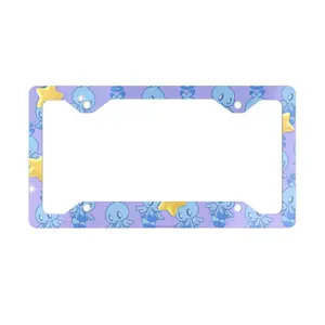 Hero Chao Angelic License Plate Frame - Cute Sonic Aesthetic Gamer Car Decor