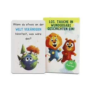 50Pcs Family Conversation Cards, Story Interview Cards, Life Story Interview Cards, Communication Game, Story Box Time Travel Card Game, Develop Imagination, Language Skills