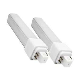 Natural Daylight Gx24q 4 Pin LED Light Bulb 12W PL-C Retrofit Compact Fluorescent Lamp Green Bulb Replacement 26W G24q-2 Gx24q-3 1400 Lm 314° Free Rotate Horizontal Recessed12w 4000k 2pc