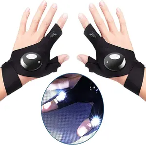 Fathers Day Dad Gifts from Daughter Son Wife, LED Flashlight Gloves Gifts for Men, Mens Gift for Him Grandpa Husband, Fathers Day Gift for Husband Dad, Tools Cool Gadgets, Camping Essentials