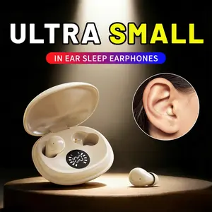 Wireless in-ear earbuds, sleep earbuds for side sleeping, mini, painless wear, noise reduction, high‑fidelity sound quality, low‑frequency loop effect, touch controls, long battery life. spring deal blocking