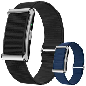 ganopterygon Smart Bracelet for Men Women，24/7 Heart Rate Monitor, Sleep Tracking, 120+ Sport Modes, Built-in GPS, IP68 Waterproof, 30-Day Battery Life, Includes 2 Replacement Bands(Black)
