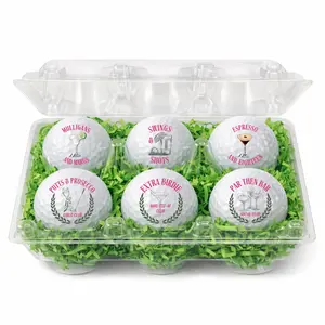 Girls Golf Ball Set – 6 Pack | Funny Cocktail Golf Balls for Women | Margaritas, Prosecco, Espresso Martinis | Cute Golf Gifts for Her