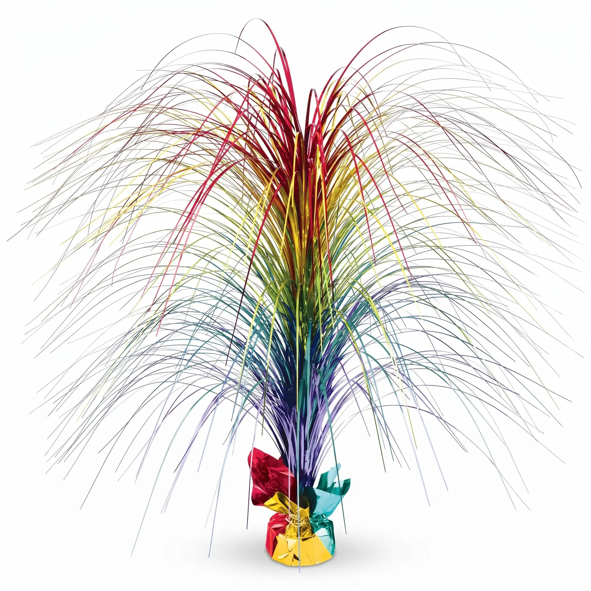 Vibrant Rainbow Spray Centerpiece