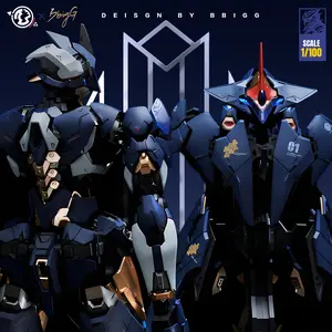 1/100 Scale Full Internal Structure Mechanical Model, 48 Jointed Motorized Warrior, Multi-Shape Armor, High-Speed Propulsion System, Mechanical Action Figure, Anime Action Figure