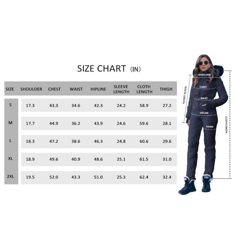 FMEYOA Womens Onesie Ski Suit Winter Outdoor Sports Waterproof Snowsuit Jumpsuits Jacket