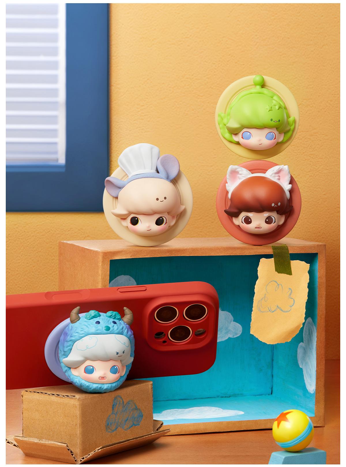 POP MART DIMOO WORLD × PIXAR Series-Magnetic Phone Holder Blind Box[ship by Aug. 5th]