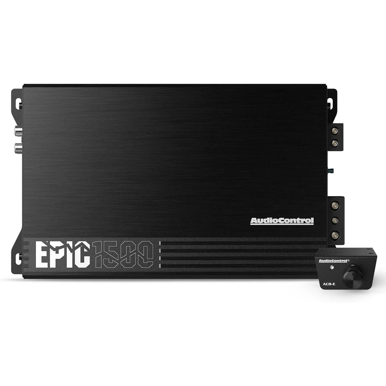 AudioControl EPIC1500 Monoblock Amplifier Car Audio 1500W RMS, Compact Class D Subwoofer Amplifier, Low Pass & Subsonic Filter, Epic Boost Bass Equalizer, Includes Bass Knob for Amp, Epicenter Link