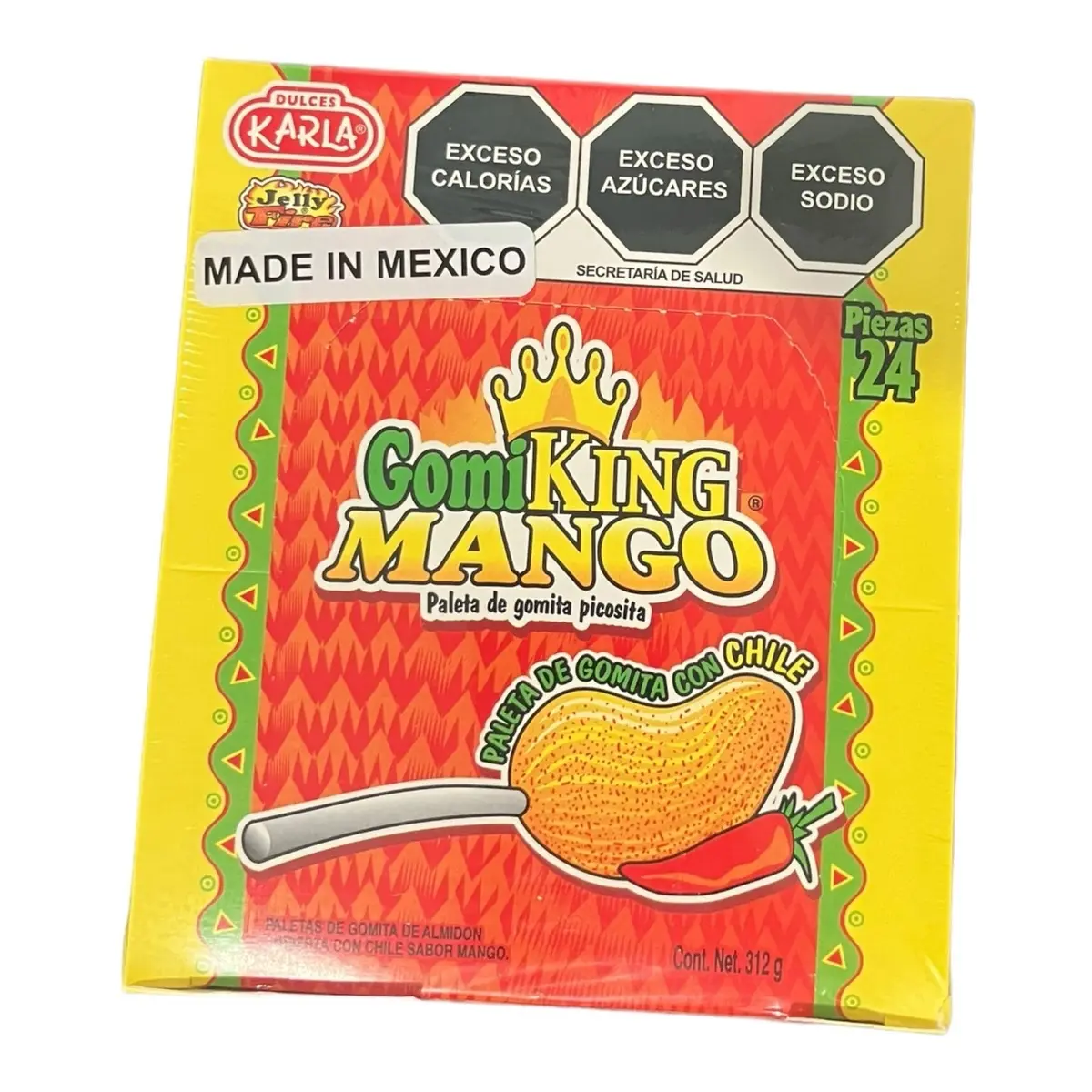 GomiKing Gunmy Mango Lollipop Candy Snack GomiKing Gunmy Mango Lollipop Candy Snack