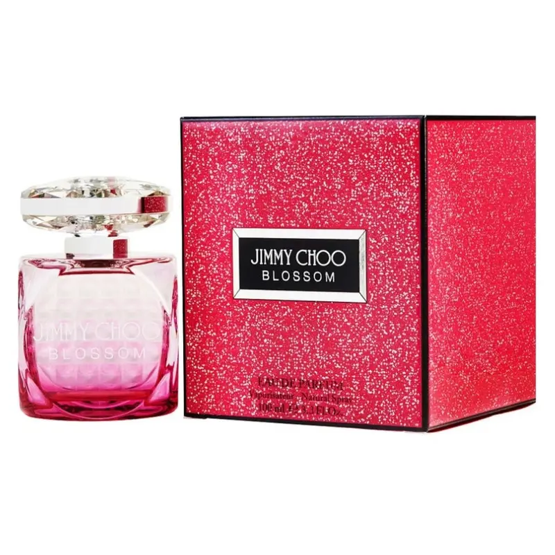 Jimmy Choo Blossom EDP Spray for Women 1.3oz / 40ml & 2.0oz/ 60ml & 3.3oz/ 100ml Floral Fragrance with White Musk & Red Berries