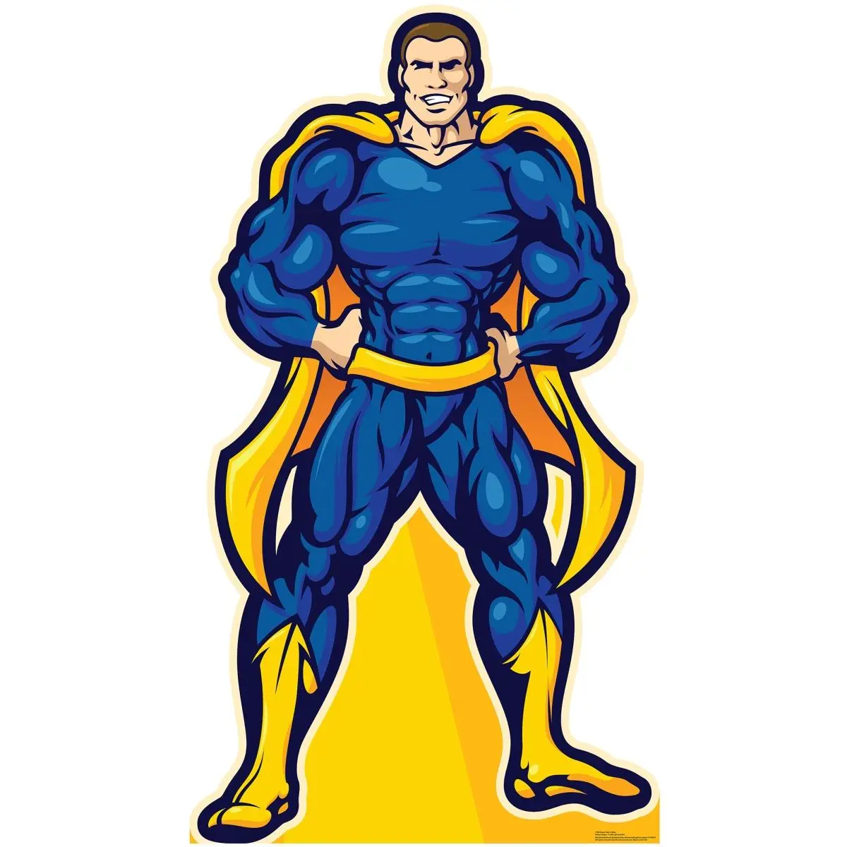Advanced Graphics 72x40in Superheroes Decorative Cardboard Standup, Home Decor Cutout for Home Supplies