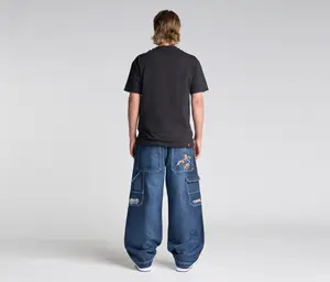 KIKWEAR X FLAMEHEAD CARPENTER 22" AZUL DARK WASH