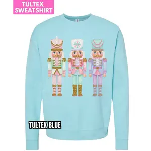Pastel Trio Nutcracker Christmas Gildan Sweatshirt