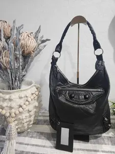 Pre-owned Balenciaga Leather Shoulder Bags Giant 21 Brogue Day Hobo Bag