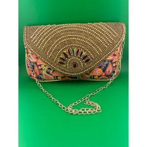 Woman Evening Clutch Bags, Handmade Women's Clutch Purse, Indian Wedding Gift, Wedding favor, Christmas Gift, Gift Party Handbag, Indian Clutch, Gift for Her, Return Gift
