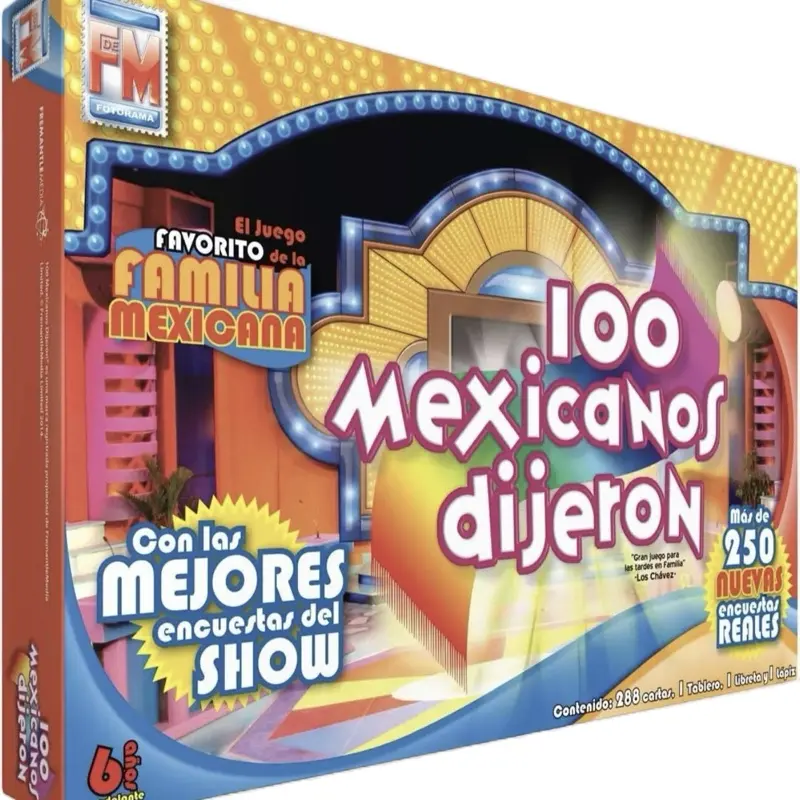 JUEGO 100 MEXICANOS DIJERON - JUEGO DE MESA MEXICANO JUEGO 100 MEXICANOS DIJERON - JUEGO DE MESA MEXICANO