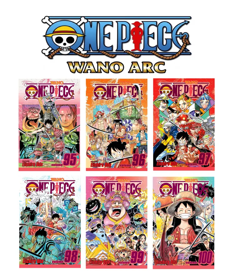 One Piece Ready For Wano Battle (Vol.95 - Vol.100): Series 5 Books Graphic Novel By Eiichiro Oda