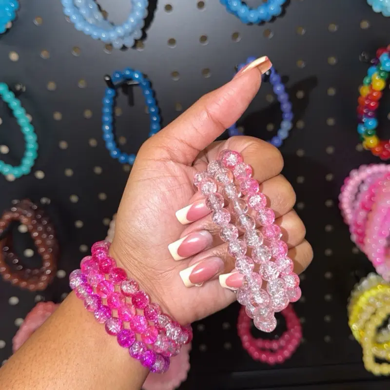 Glitter Pink Bracelet