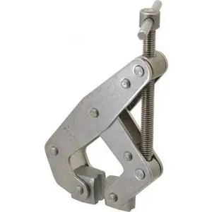 Kant Twist 1,200 Lb, 3" Max Opening, 1-1/4" Open Throat Depth, 1-3/4" Closed Throat Depth, Cantilever Clamp Stainless Steel Jaw, T-Handle, 5-1/4" OAL, 5" Max Width K030TS