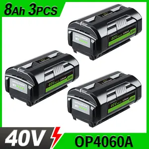 40V 6.0Ah Replacement for Ryobi 40v Battery, Replace for 40v Ryobi Battery OP4015 OP4026 OP40201 OP40261 OP4030 OP4040 OP40401 OP4050 OP40501 OP40601 Fit for All Ryobi 40V HP Series Tools