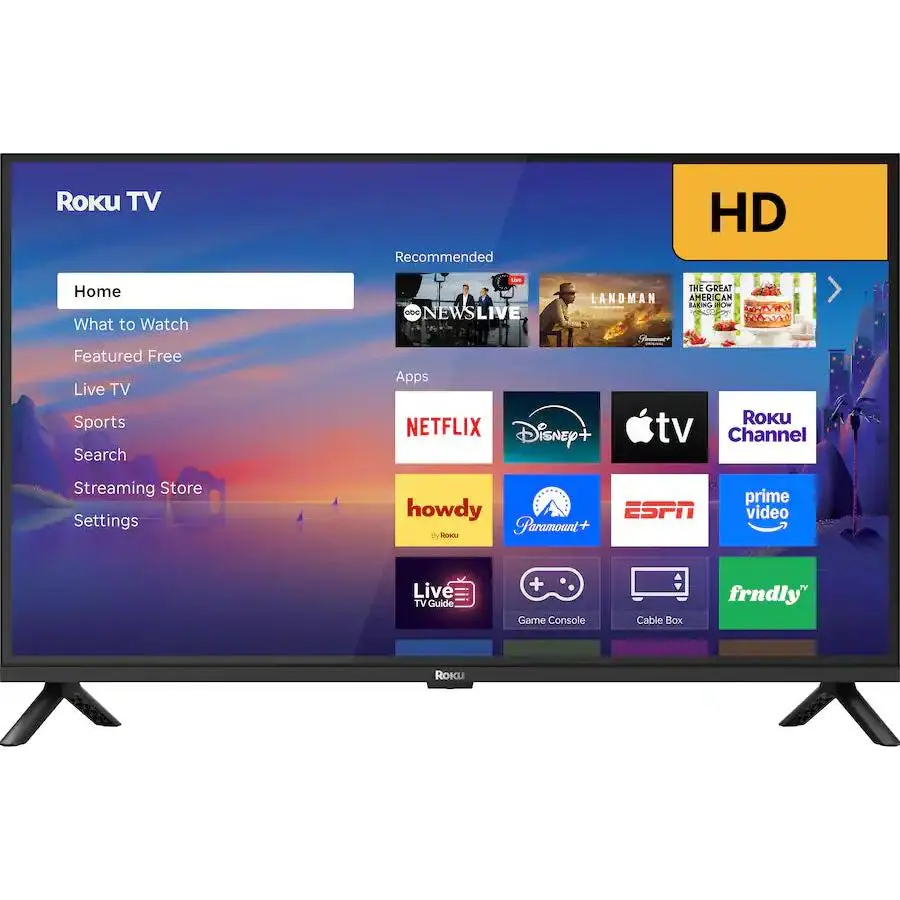 Roku 32" Class Select Series HD 720p LCD/LED Flat Screen Smart TV - Household Large Appliance with Netflix, Instant Access to Streaming Channels, Wireless Connectivity, Ethernet(LAN) for Dorm Rooms, Kitchens