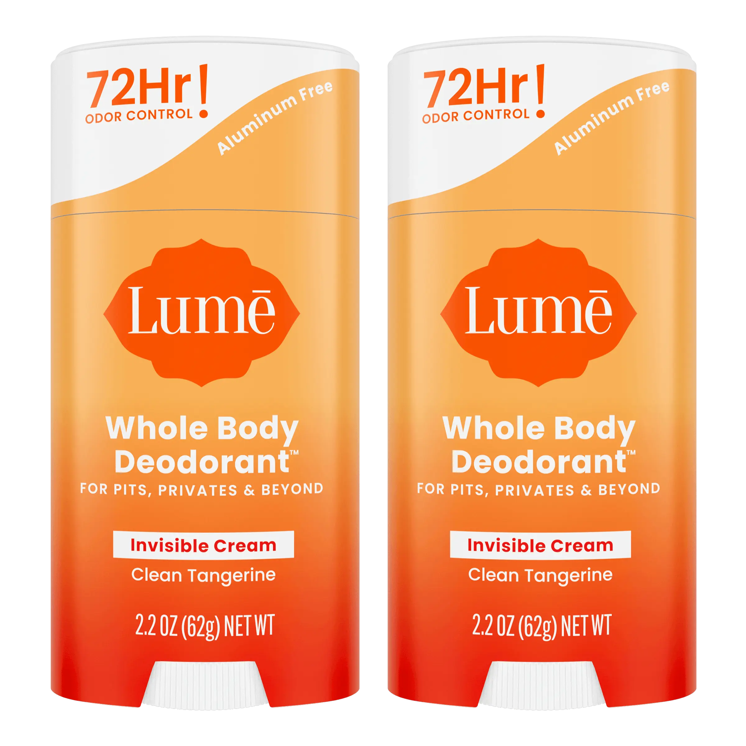 Clean Tangerine Cream Stick 2-Pack