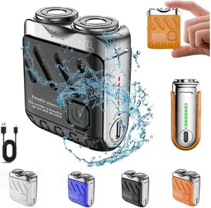 2026 Portable Electric Mini ElectricShaver,Rechargeable&Magnetic ShaverHead,Beard Care Products,New Year Gift,Easyto Clean,Lightweight Comfort outdoorfun