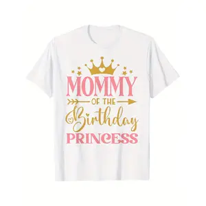 Mommy of The Birthday for - 1st Birthday Princess T-Shirt 180g