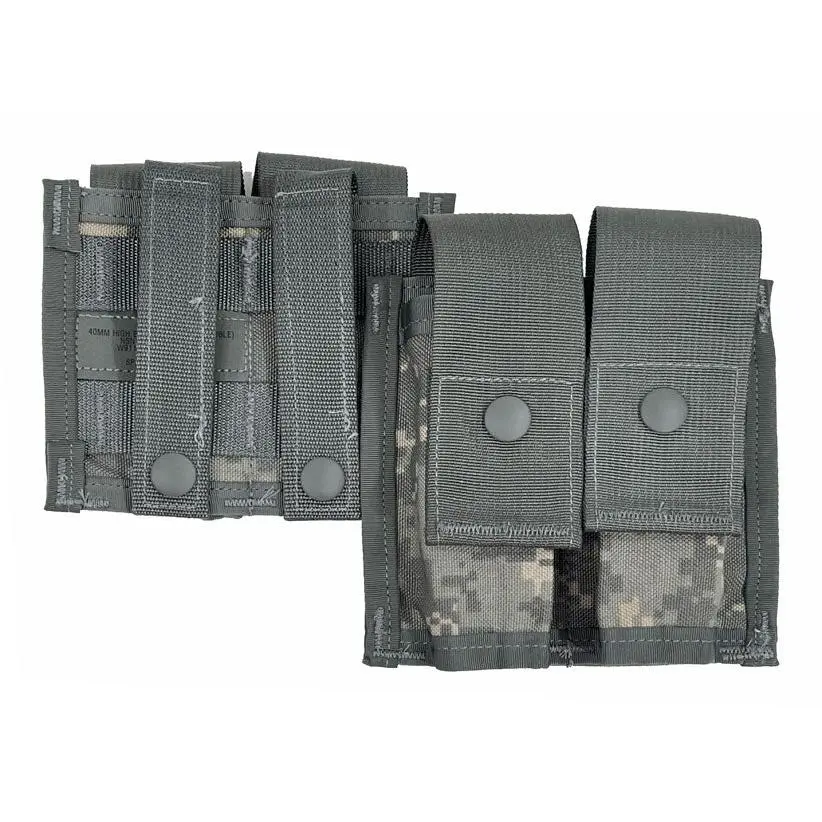 MOLLE 40MM Pyrotechnic Pouch Double | ACU Digital New | ACM