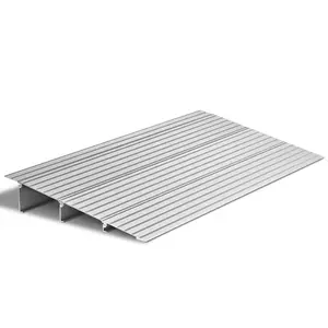 VEVOR Door Threshold Ramp, 6 Rise, 800 lbs Load Capacity, Door Ramp for Wheelchairs, Aluminum Threshold Ramp for Doorways, Adjustable Modular Threshold Ramp for Wheelchairs, Scooters, Power ChairsVEVOR Super Brand Day