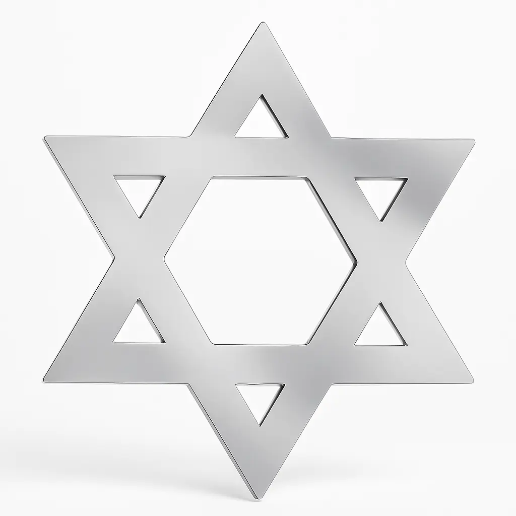Elegant Star of David Hanging Decoration for Hanukkah Elegant Star of David Hanging Decoration for Hanukkah