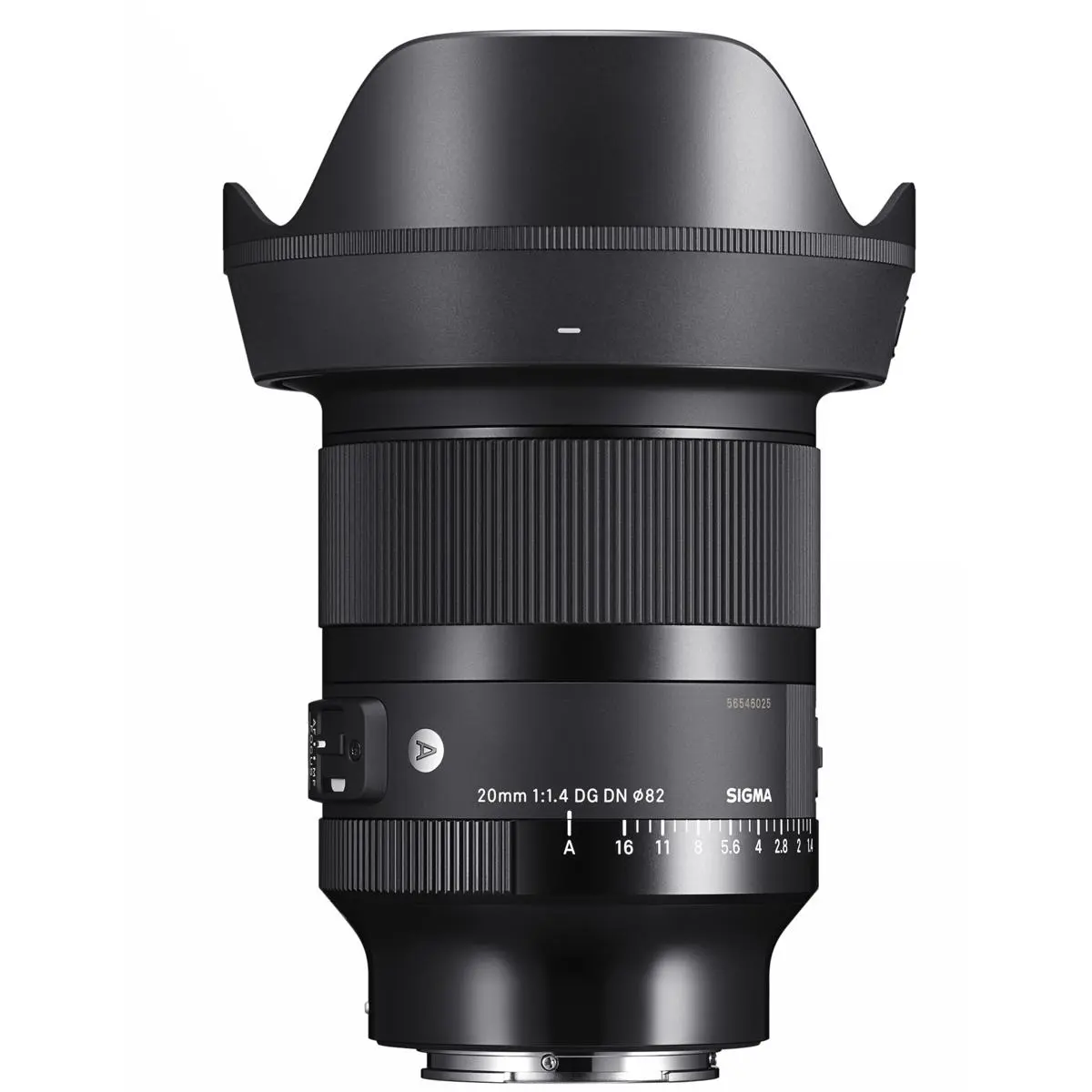 Sigma 20mm f/1.4 DG DN Art Series Mirrorless Camera Lens for Sony E, with Aluminum+TSC Construction, Lens Hood, and Filter Holder