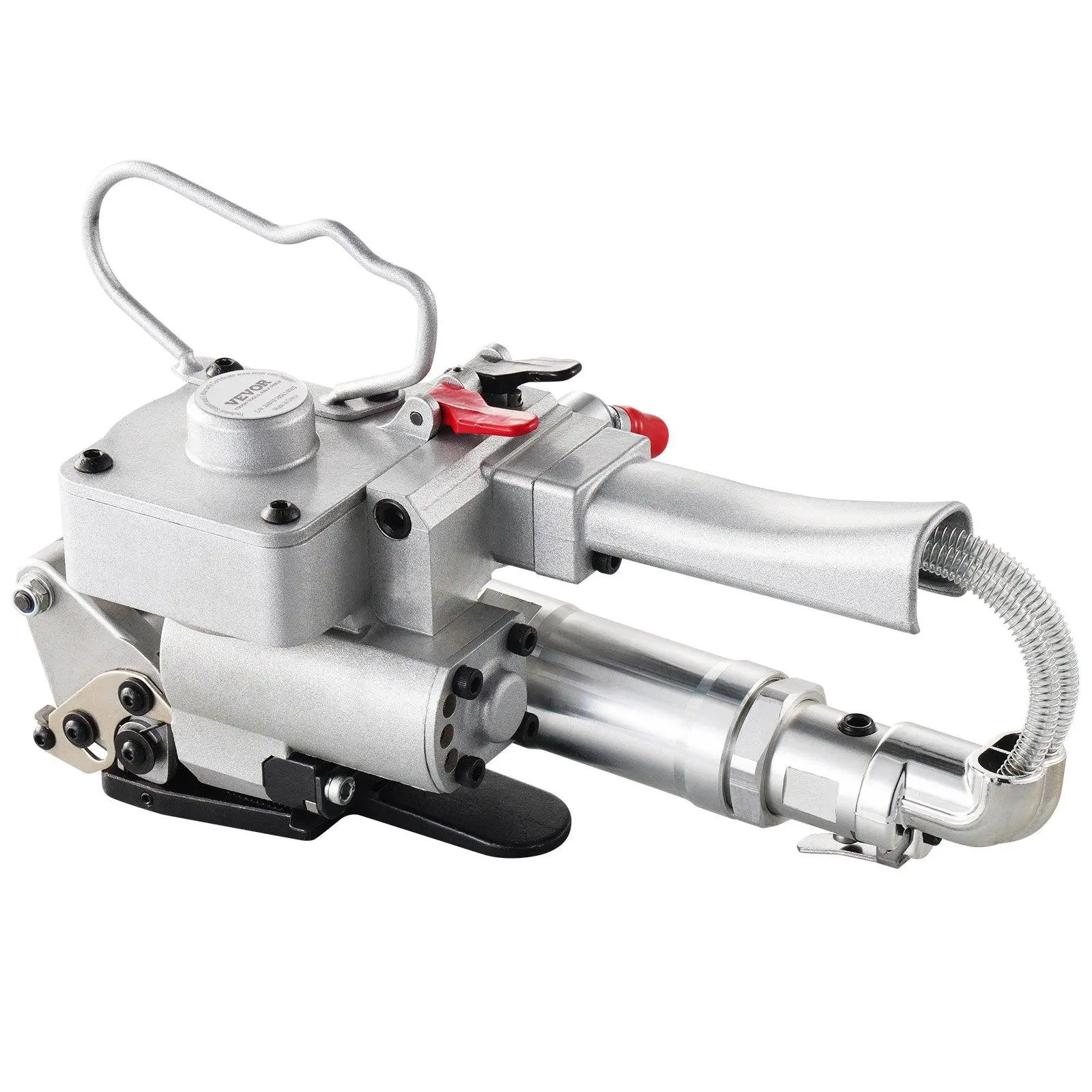 【summerfinds】VEVOR Heavy Duty Portable Pneumatic Strapping Tool, Hand Held Hand Tool for 1/2"-3/4" PP/PET Straps, Industrial Mechanical Hardware, Hand Tools
