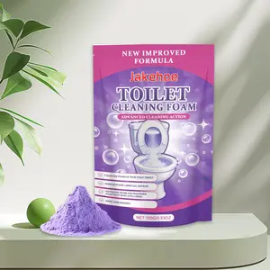 Jakehoe Toilet Cleaning Powder, Strong Stain Remover, Bacterial & Odor Eliminator, Gentle on Ceramics, Quick Dissolve, Household Cleaners