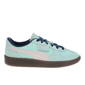 PUMA Womens Palermo Vintage Lace Up Sneakers Shoes Casual - Blue