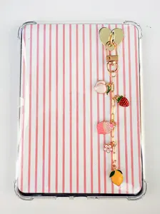 Lemon & Strawberry Kindle Chain Charms, E-Reader Decorative Accessories