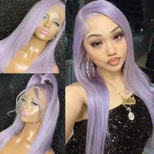 13X6 Free Part Platinum Blonde Lace Front Wigs 28 Inch Pre Plucked Long Straight Hair Wigs Glueless Soft Ash Blonde Colored Wigs Heat Resistant Fiber