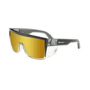 Bomber - Buzz Z87+ Polarized Two Tone / Gold Mirror Sunglasses