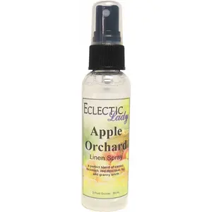 Apple Orchard Linen and Sheet Spray - No Artificial Colors, Parabens, or Preservatives - Long-Lasting Scent for Bed, Fabric & Pillow
