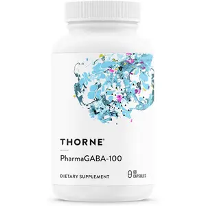 Thorne PharmaGABA 100mg Capsules 60 Ct Daily Wellness