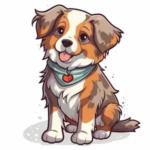 Australian Shepherd Dog #003634