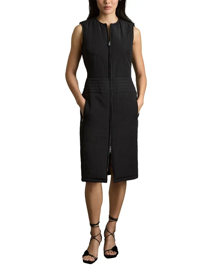 Reiss Mahlon Quilted Sleeveless Dress