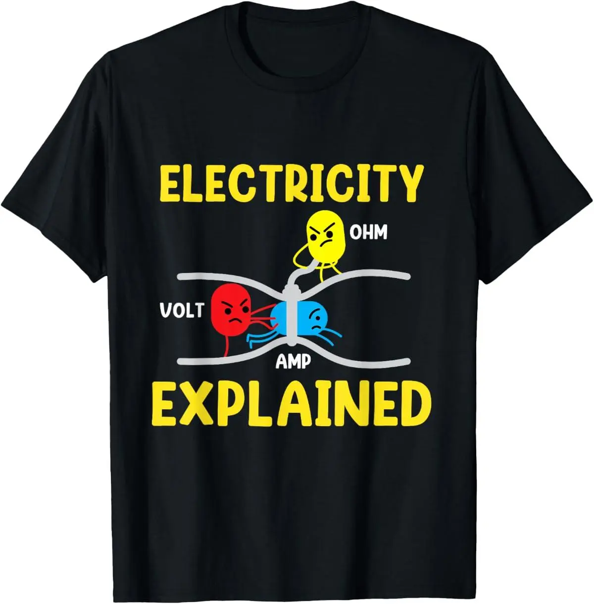 Electricity Explain Electrical Engineer Engineering Graphic T-Shirt summer graphic tees
