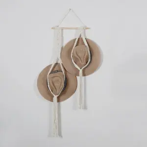 Macrame Hat Storage Collect Display Stand Wall Hanging