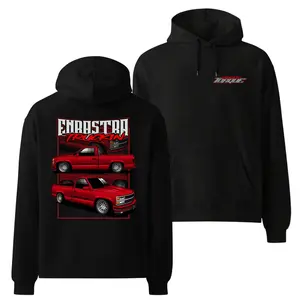 97 SCSB OBS Truck Hoodie, Classic Red Truck Graphic Hoodie, Automotive Enthusiast Hoodie, Streetwear Auto Apparel Gift Unisex