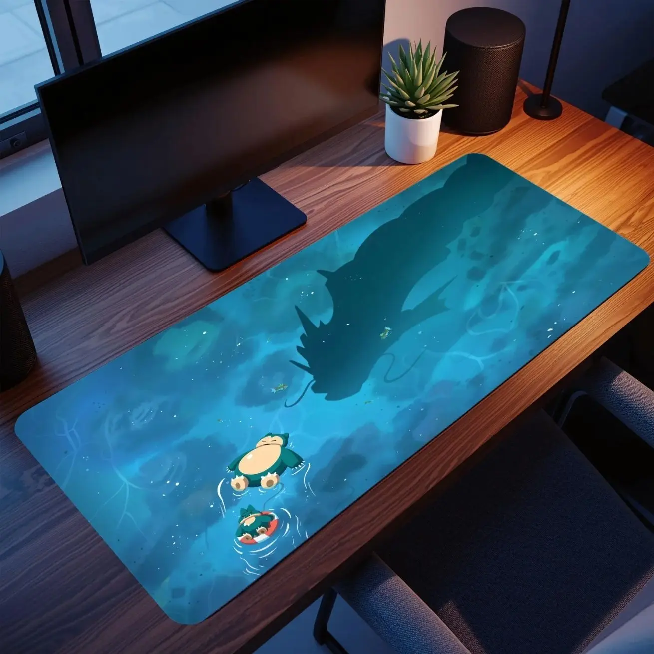 Snorlax Gaming Mouse Pad: Personalized Anime Desk Mat
