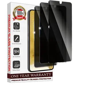Entronix Case Privacy Screen Protector for Galaxy A71 Protector, 3 PACK Anti-Spy Tempered Film Protection Durable