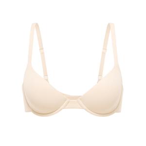 HALOBLISS T-Shirt Bras for Women Small Breasted Demi Underwire Lightly Lined Bras 32AA-38A