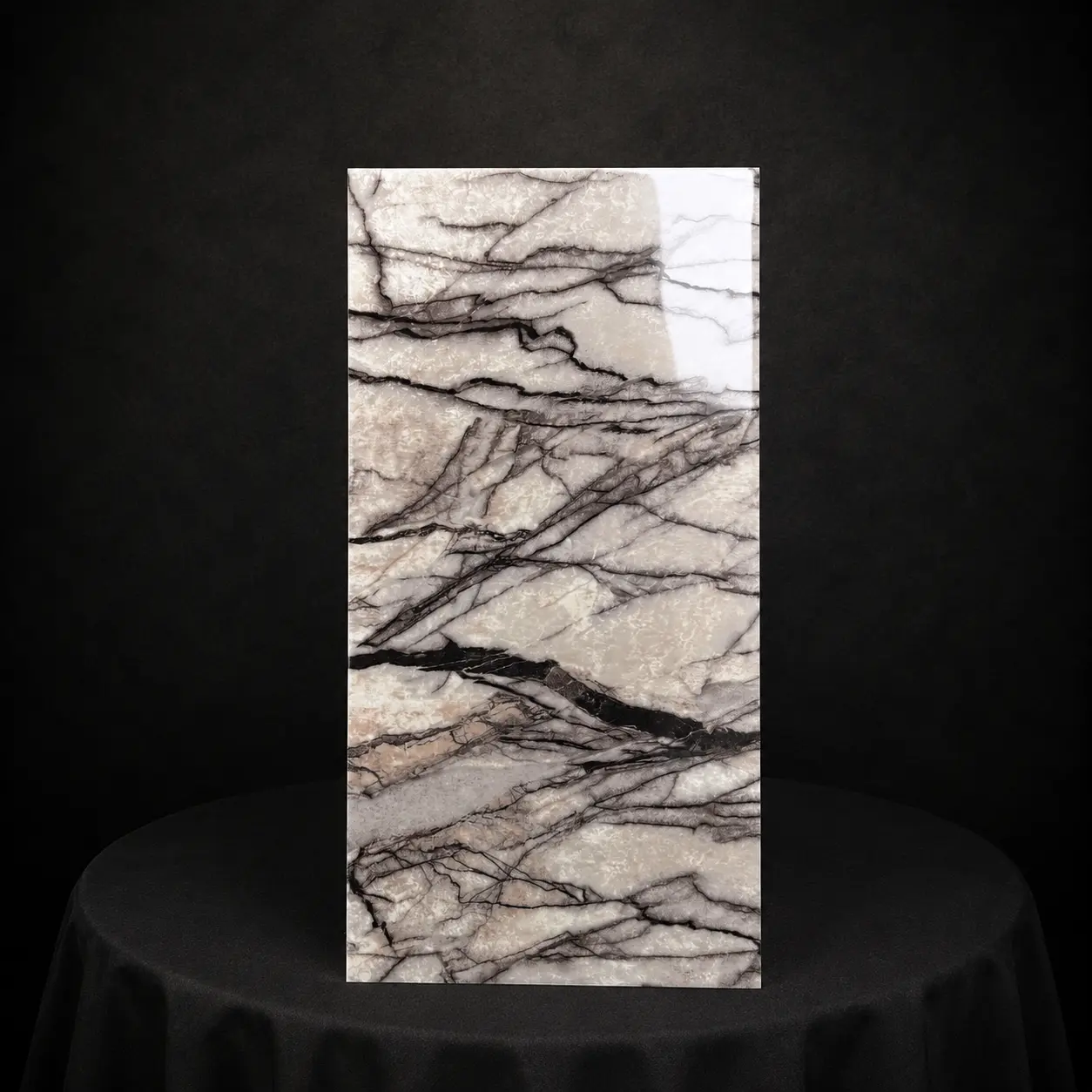 Marblease Montclair White Peel and Stick Backsplash Wall Tiles, 20 Pack, 11.8 x 23.6 in, Marble Look
