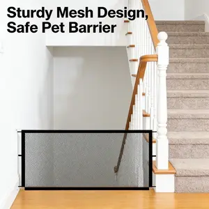 2026 New Pet Isolation Net, Indoor No-Drill Expandable Fence, Cat Dog Gate Safety Protection, Extendable Pet Enclosure, Living Room Corridor Divider